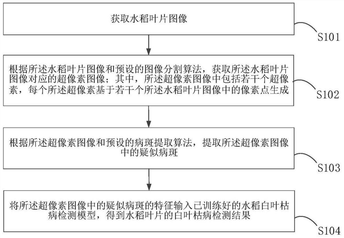一种基于图像分割的水稻白叶枯病检测方法